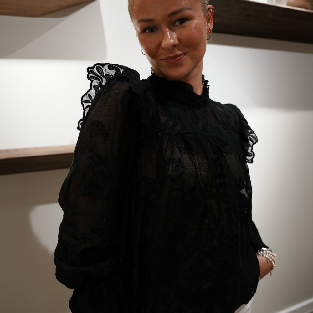 Ellinor bluse Vintage Black