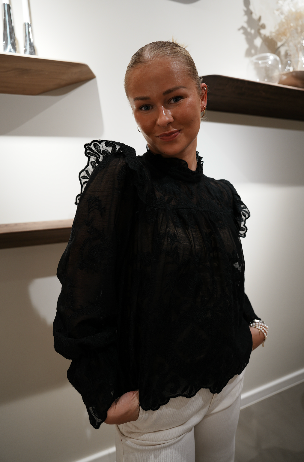 Ellinor bluse Vintage Black