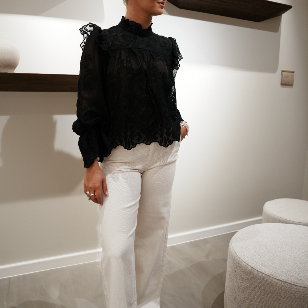 Ellinor bluse Vintage Black