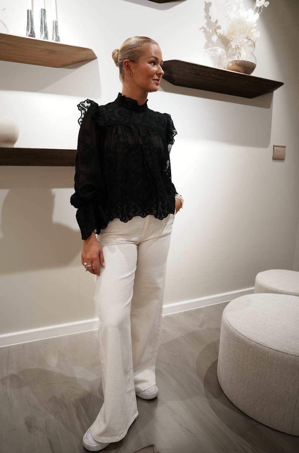 Ellinor bluse Vintage Black