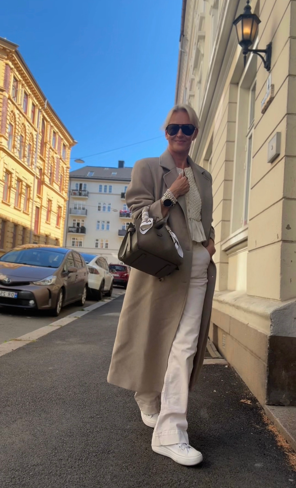 Frannie Coat Pure Sand