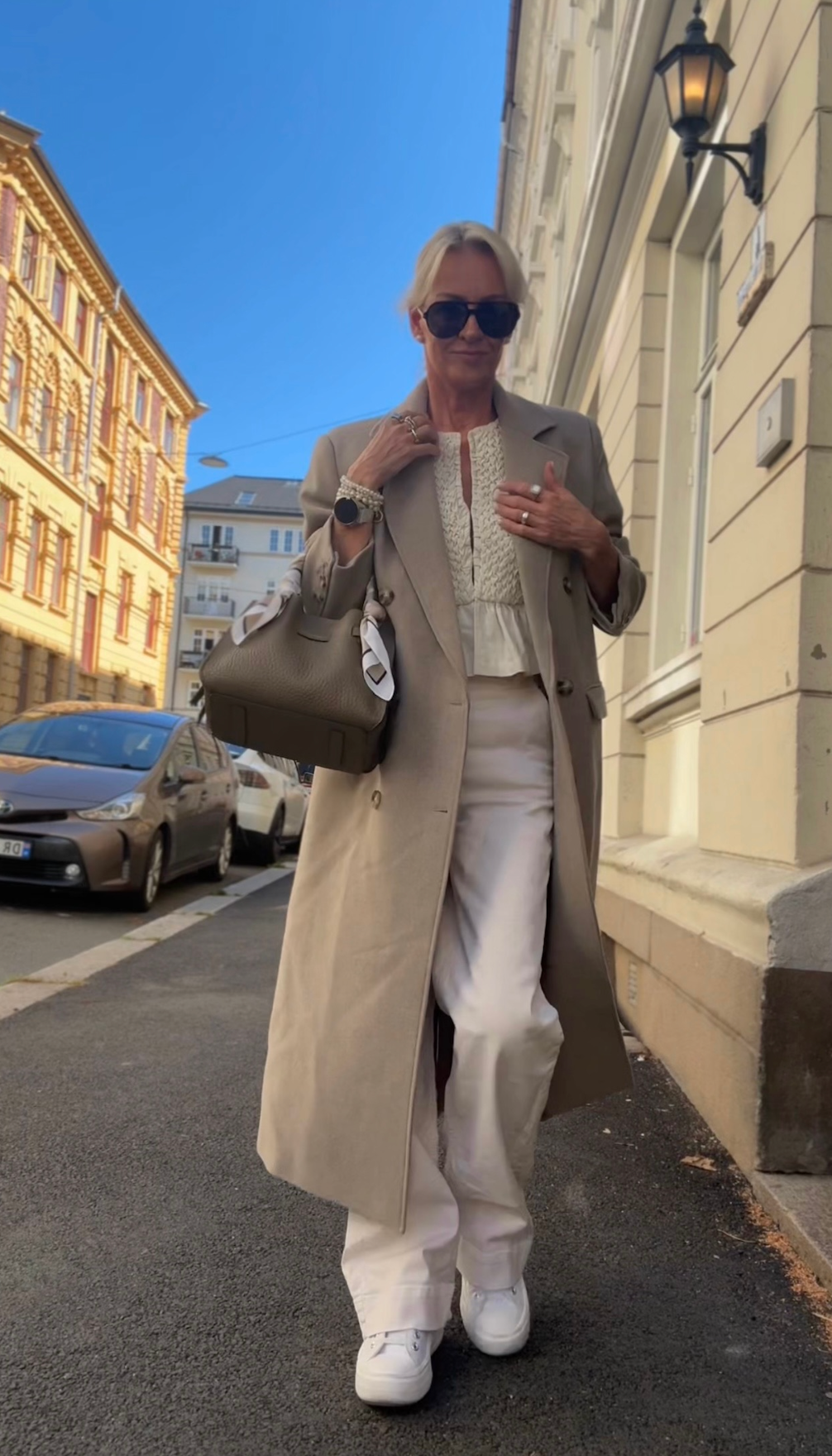 Frannie Coat Pure Sand
