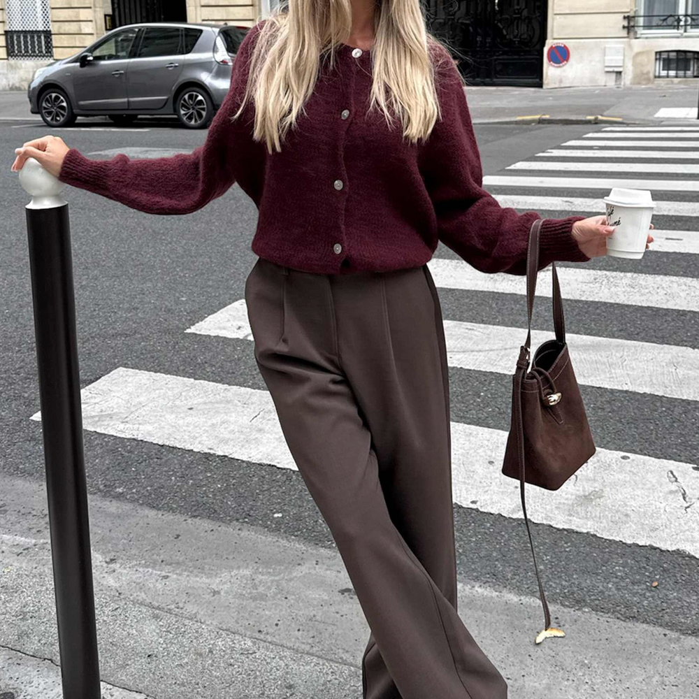Ida Cardigan PREORDER Bordeaux