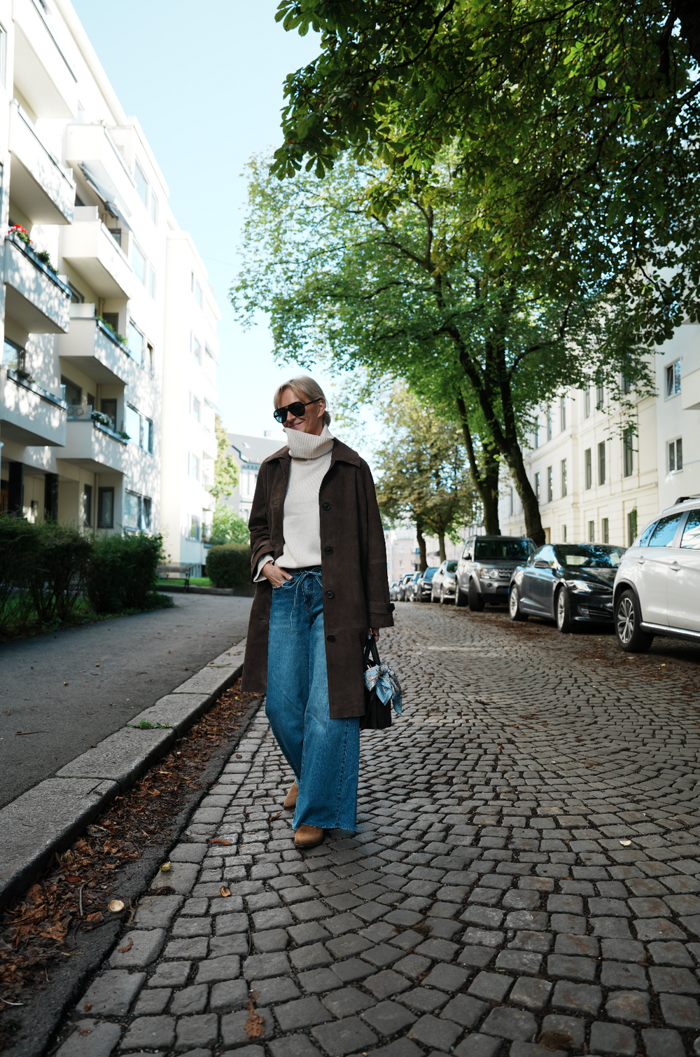 Tara Suede Coat Delicioso