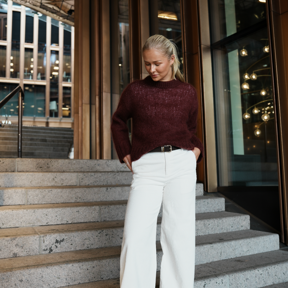 Clarissi Pants' Eggnog