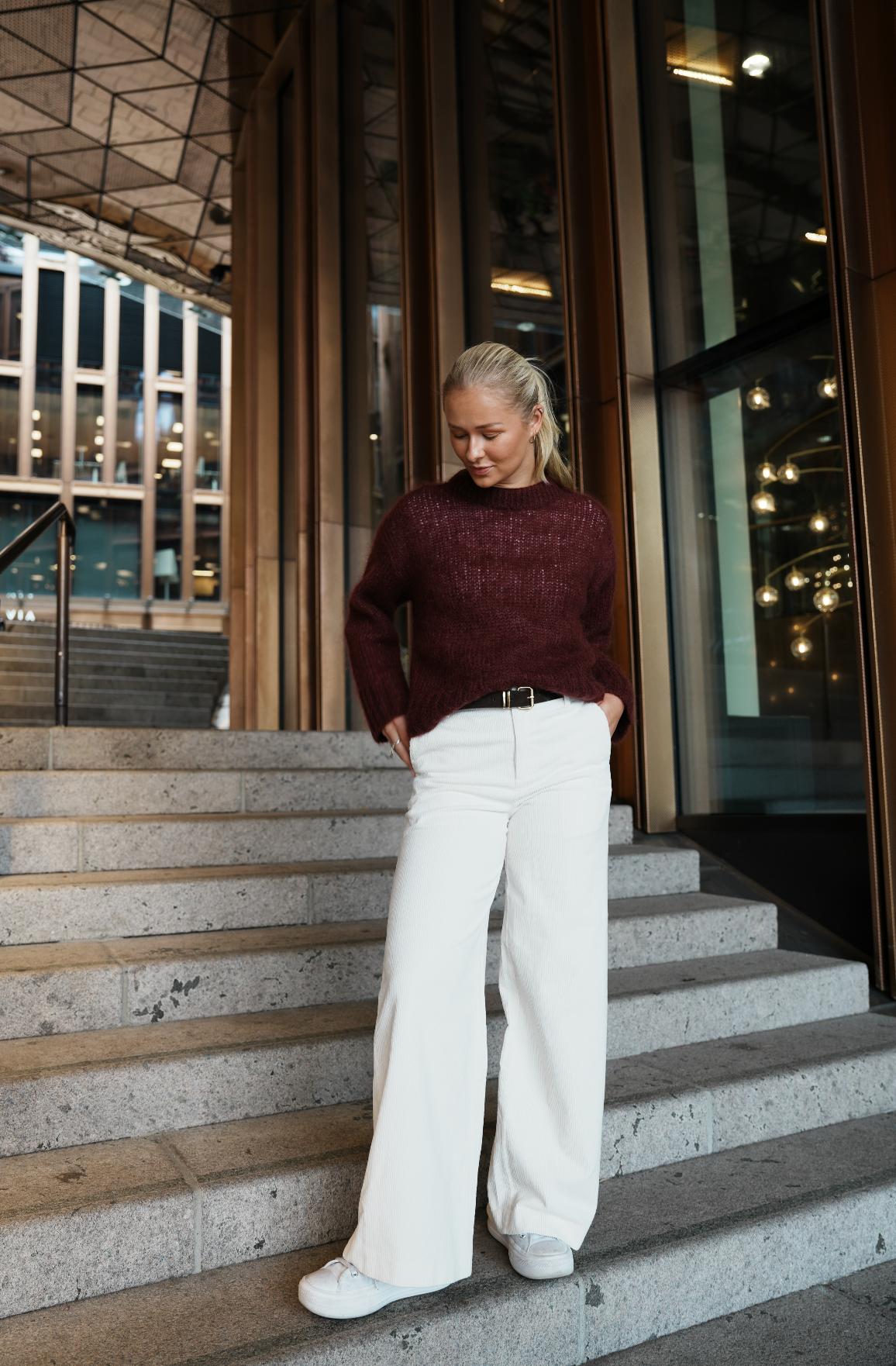 Clarissi Pants' Eggnog