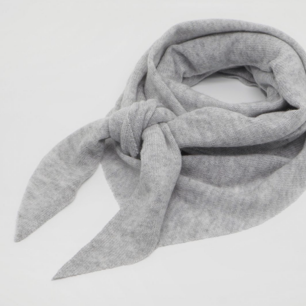 Skjerf Merinoull Light Grey