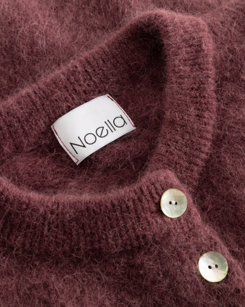 Kae Knit Cardigan Rust