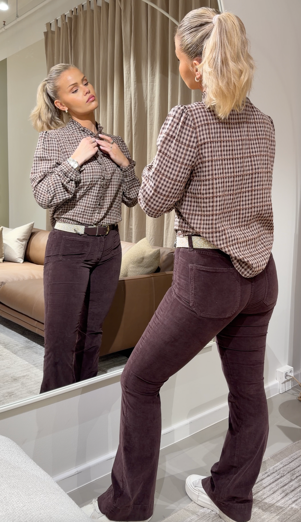 Tanny Blouse Chocolate Brown