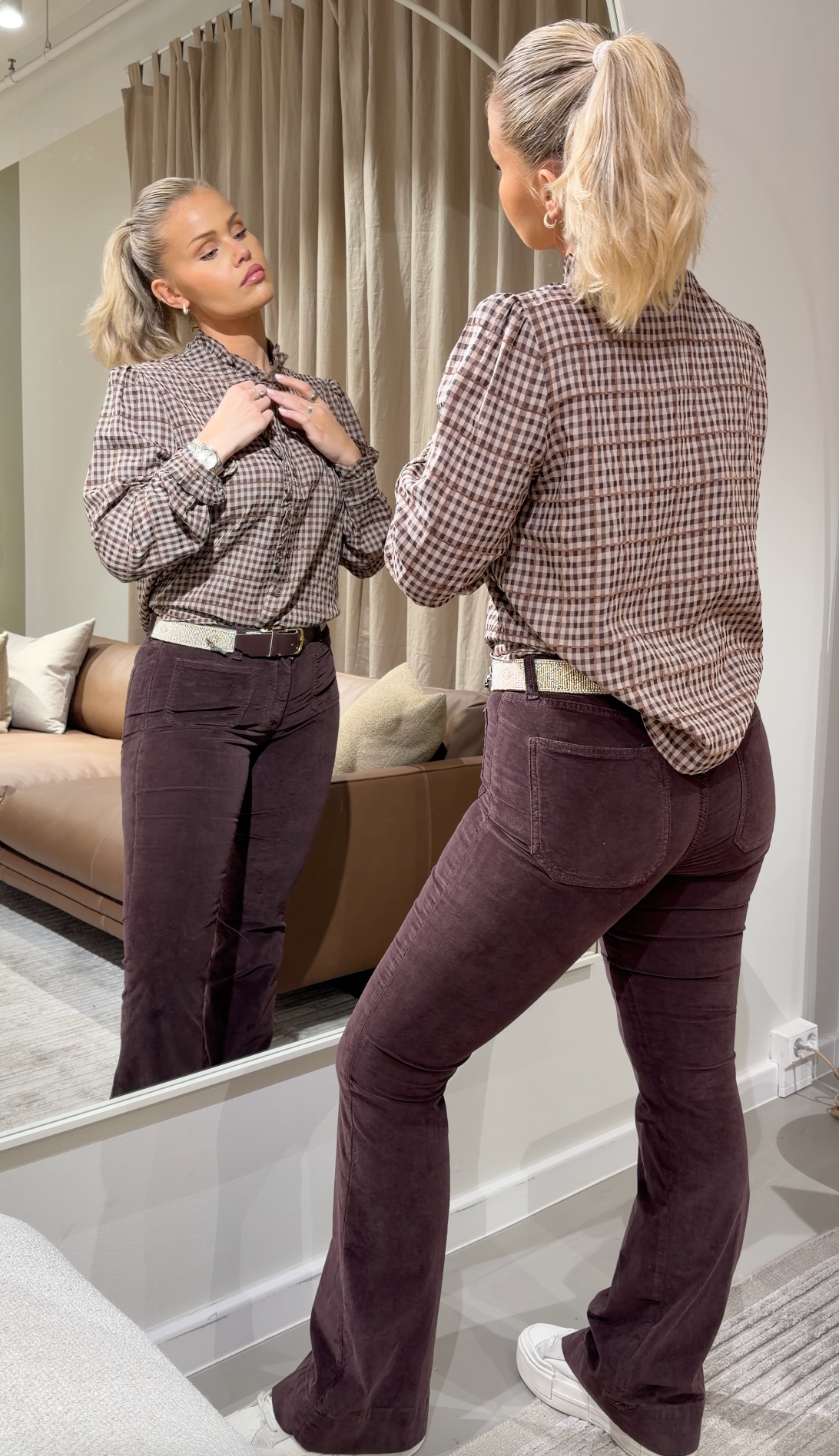 Tanny Blouse Chocolate Brown