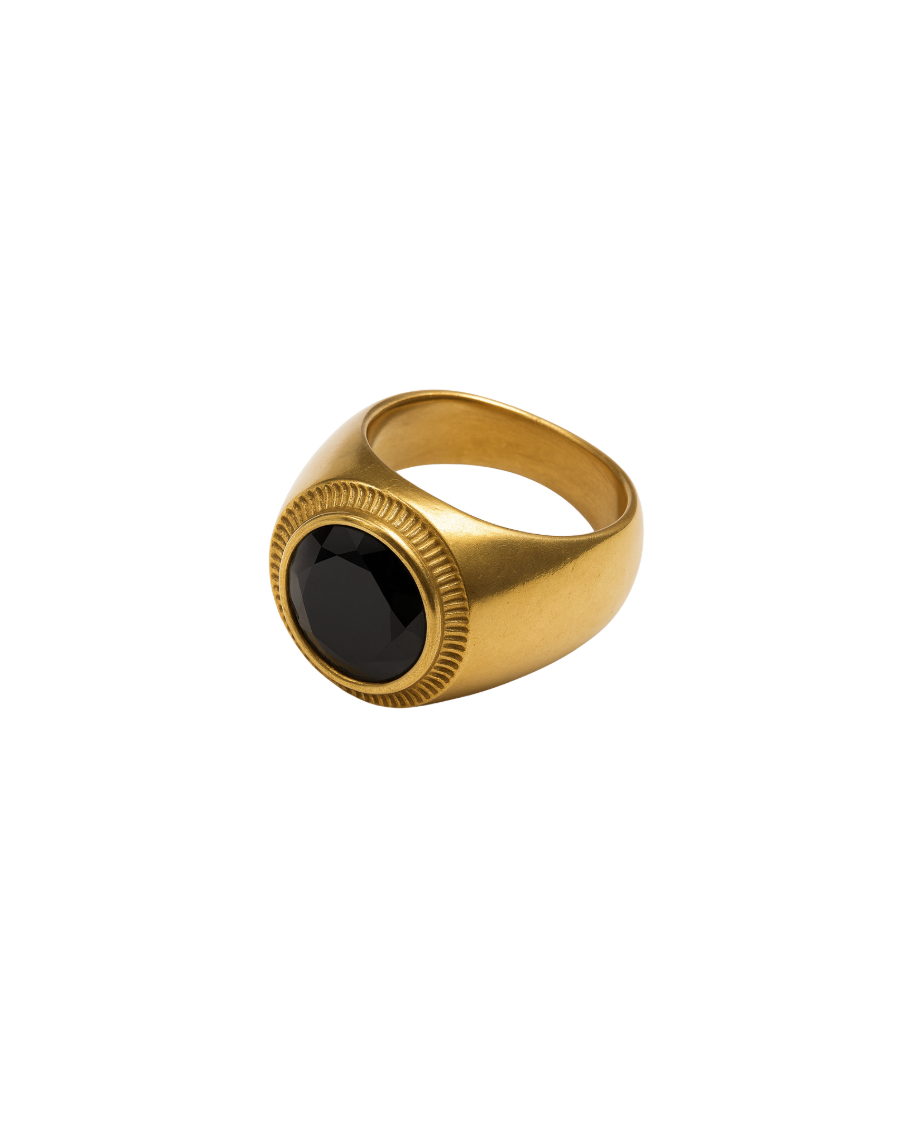 Signet Ring Black Onyx