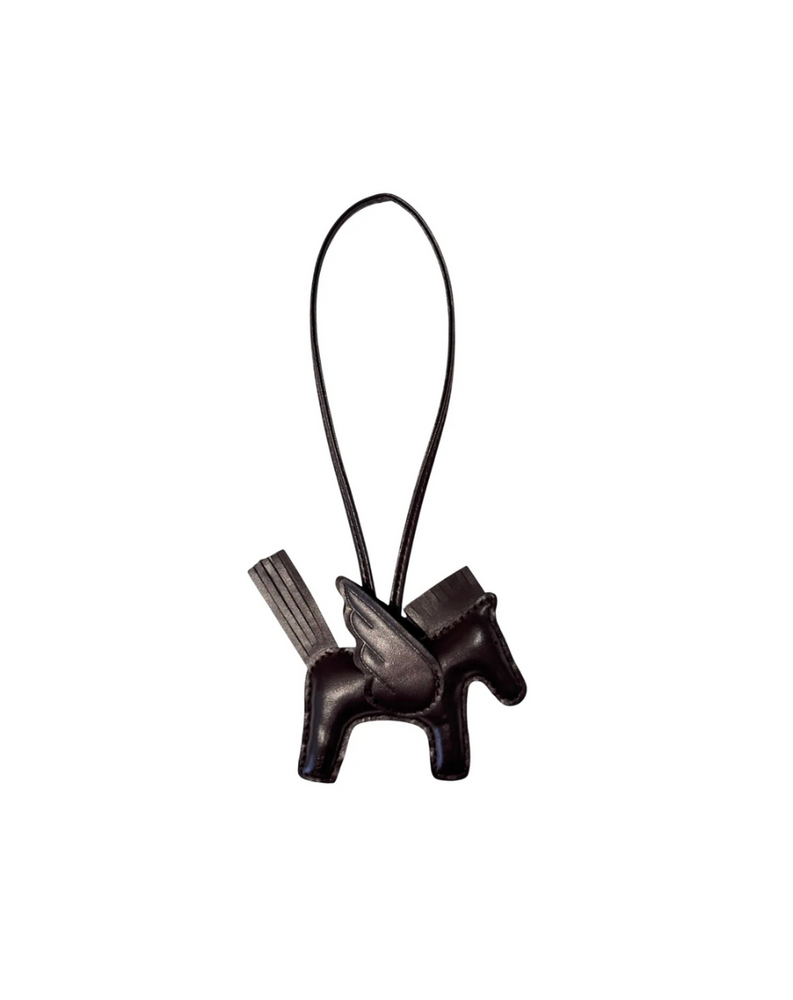 Pony Bag Charm Chocolate Brown