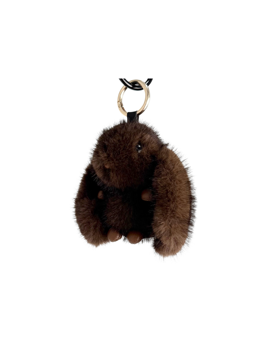 Bunny Bag Charm Brown