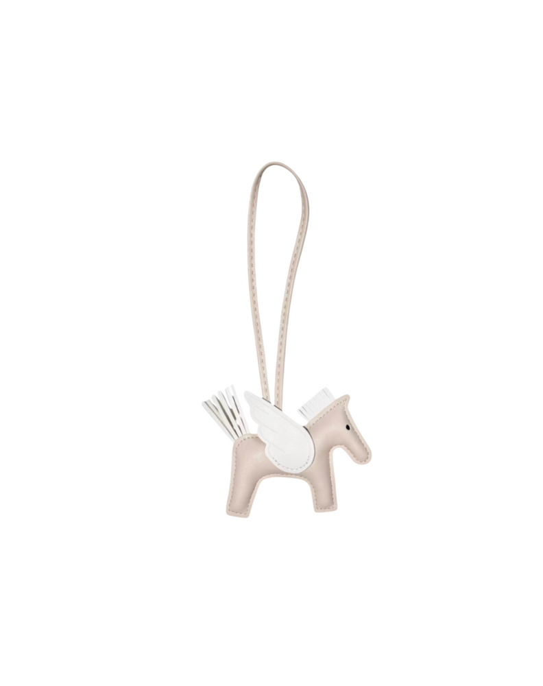 Pony Bag Charm Lys Beige