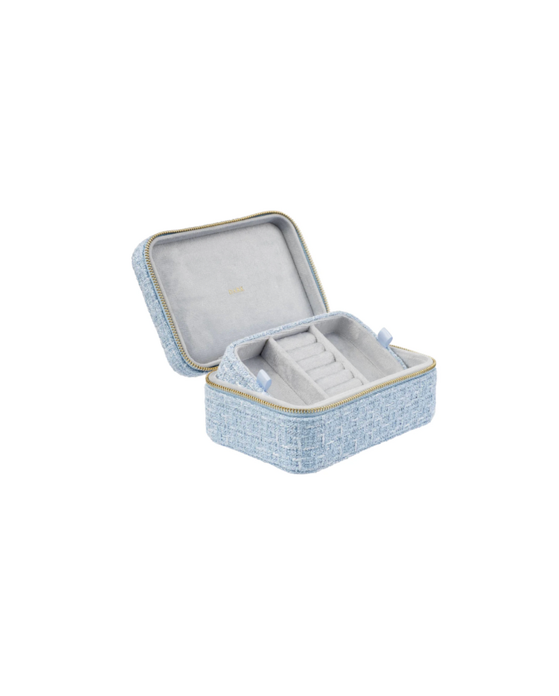 
                      
                        Tweed Jewellery Box Cool Blue
                      
                    