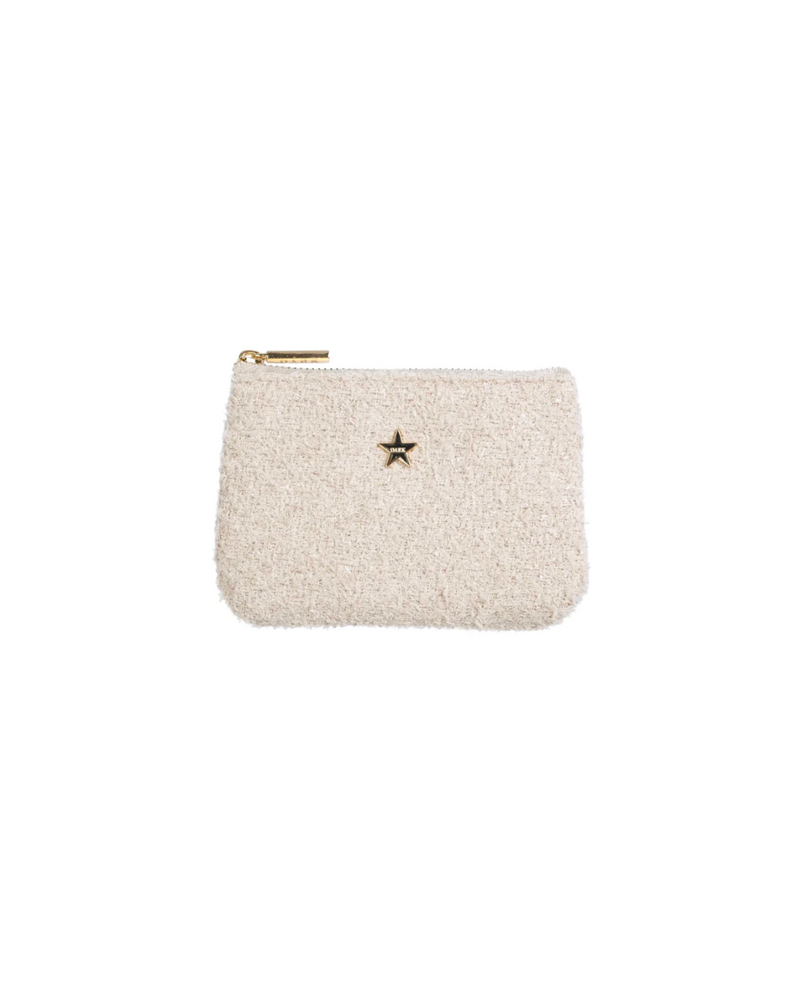 Tweed Mini Pouch Sand