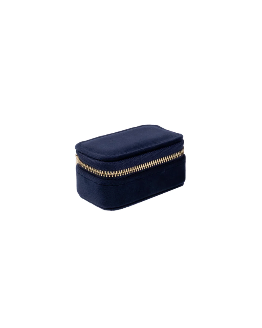 Velvet Jewellery Box Micro Navy