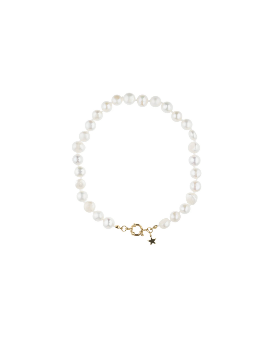 Fresh Water Pearl Necklace 8mm 38cm