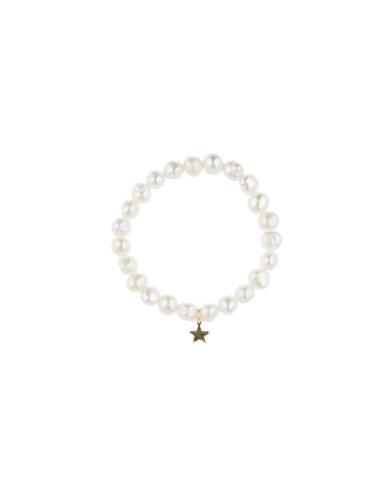 Fresh Water Pearl Bracelet 8 mm White