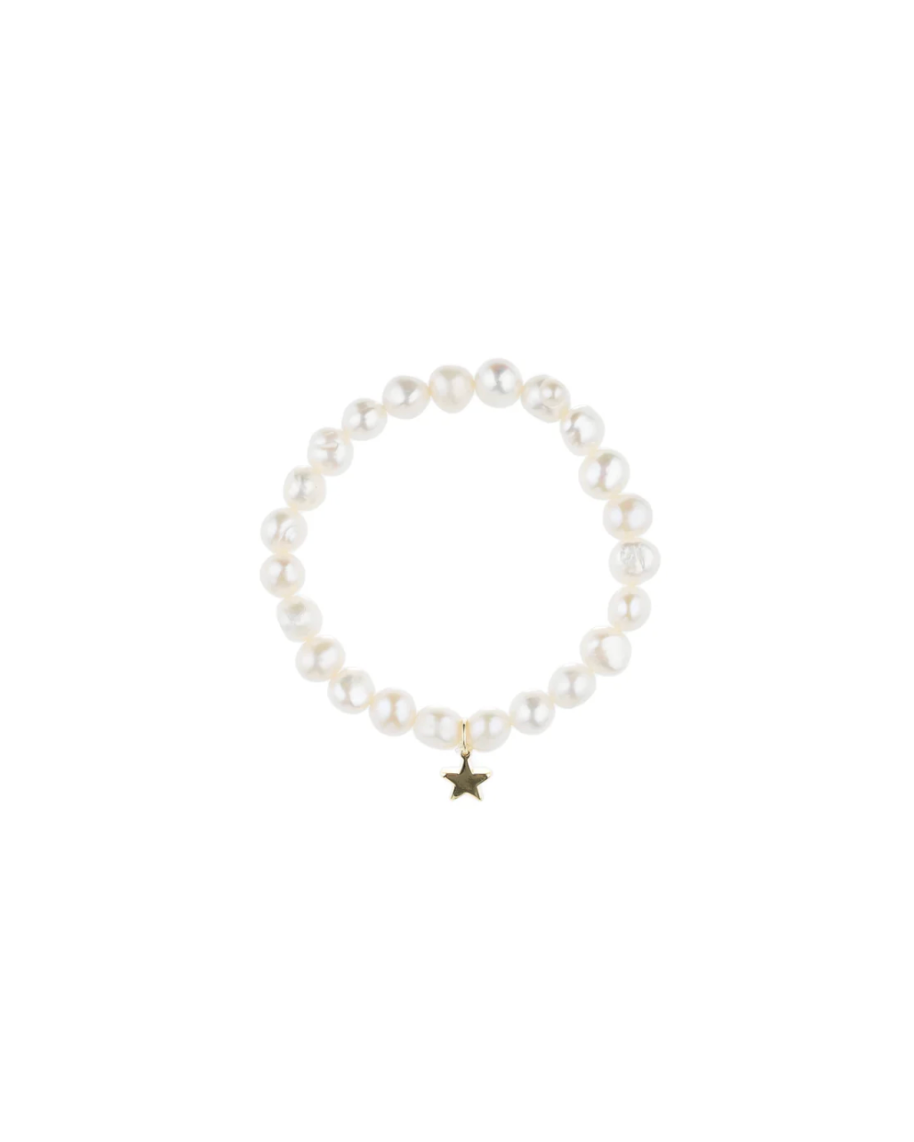 Fresh Water Pearl Bracelet 8 mm White
