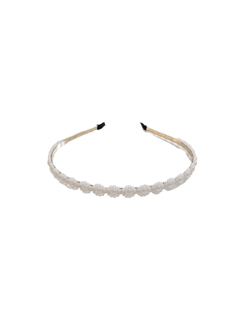 Pearl Hair Band Floral