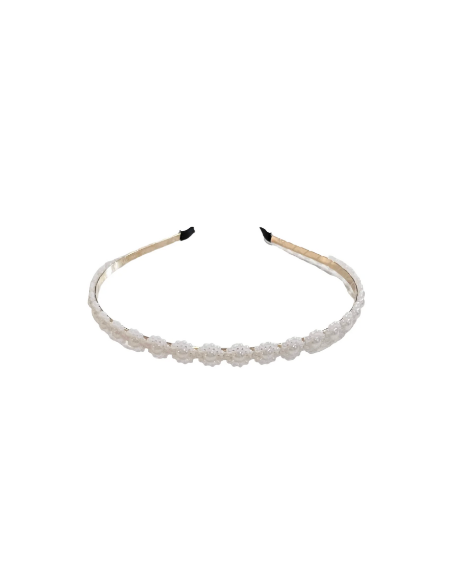 Pearl Hair Band Floral