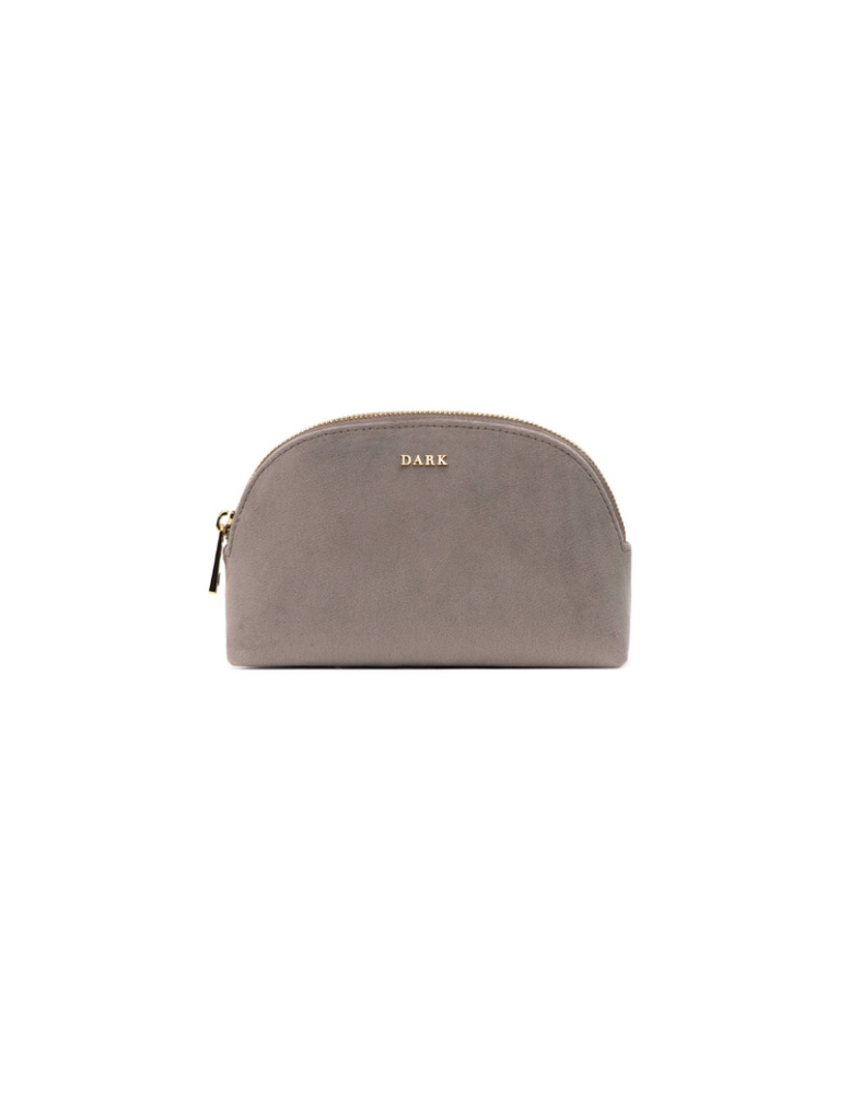 Velvet Make-Up Pouch Small Taupe