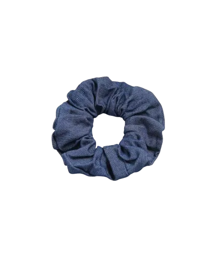 Scrunchie Strikk Denim