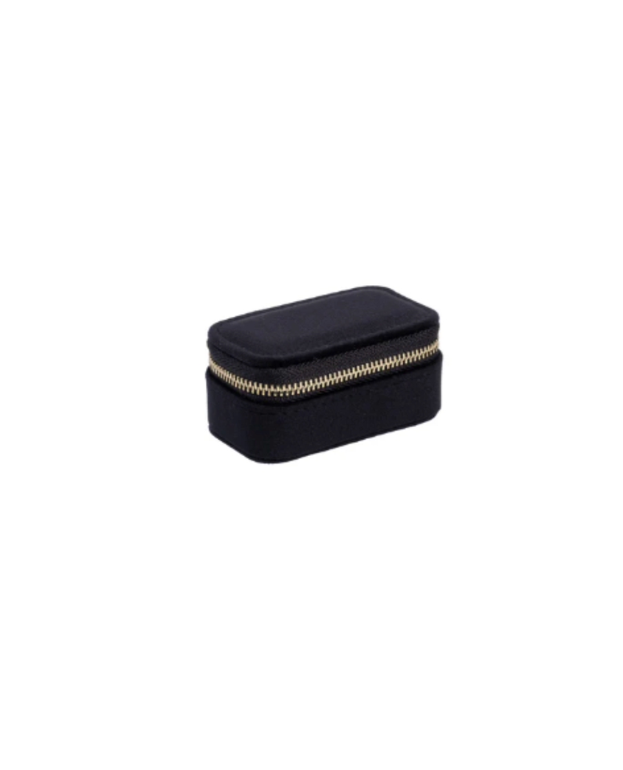 Velvet Jewellery Box Micro Black