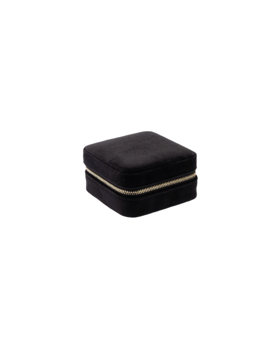 Velvet Jewellery Box Mini Black