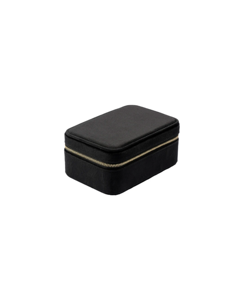 Velvet Jewellery Box Black