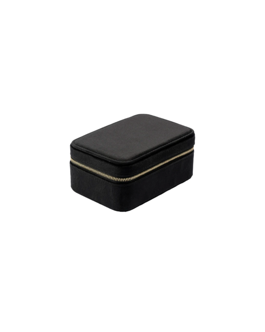 Velvet Jewellery Box Black