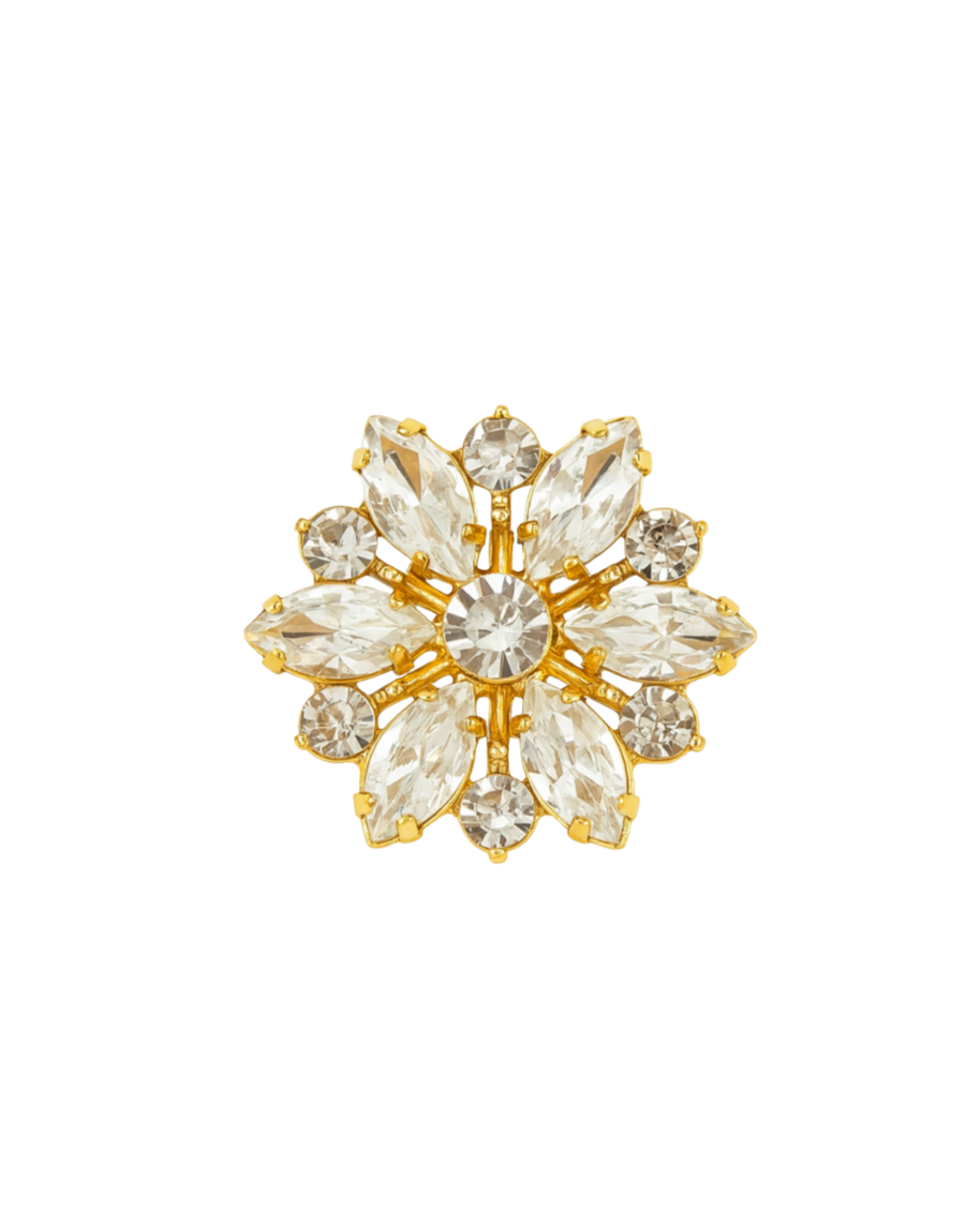 Pynteknapp Crystal Big