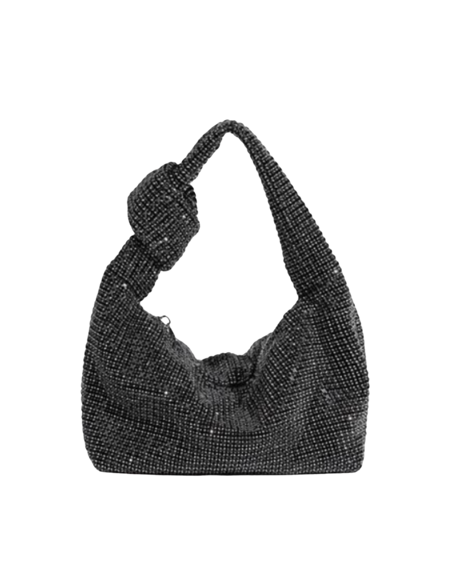 Glitter veske Black