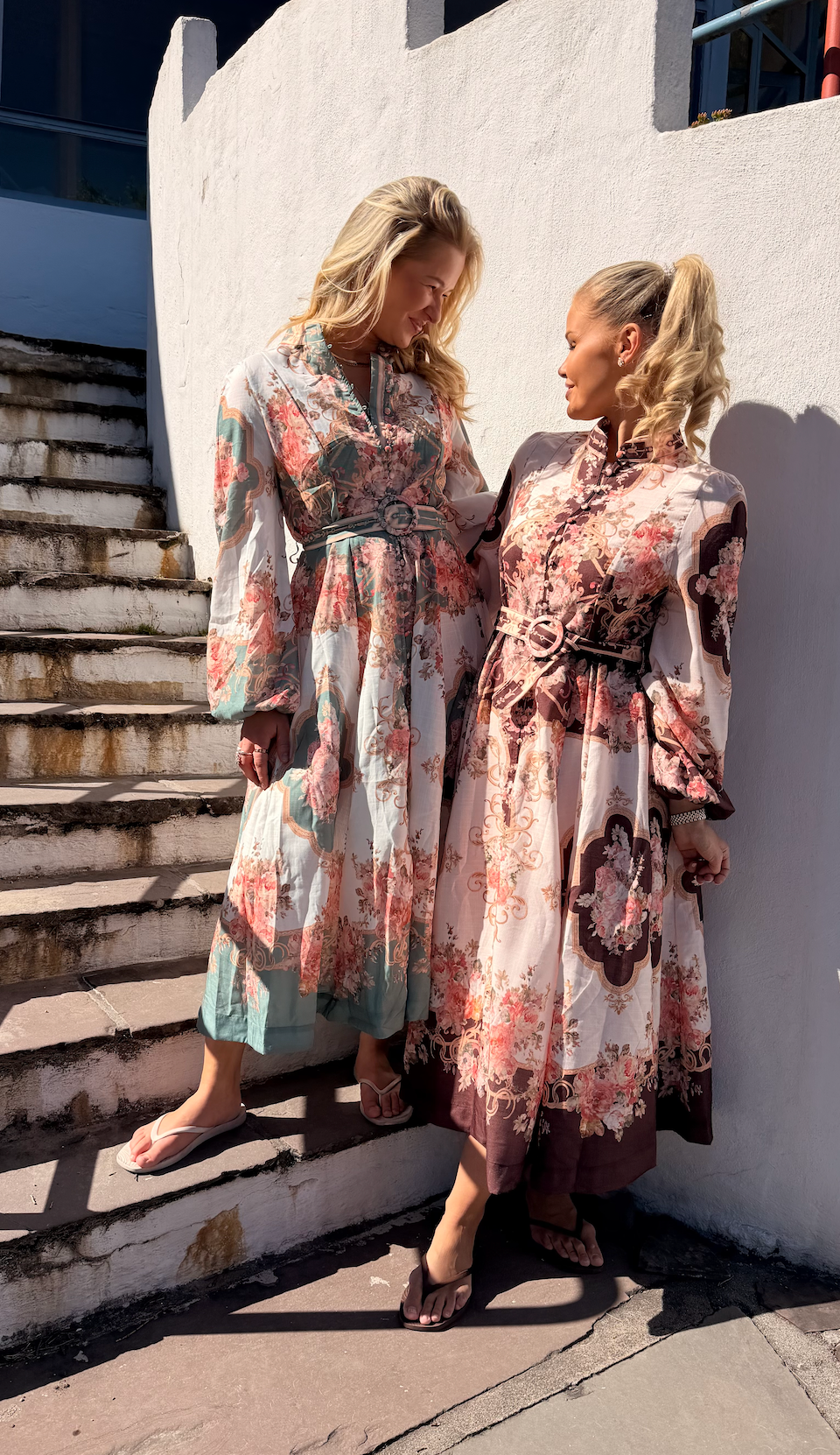 big flower maxi dress Just Feels Right Off White Floral Maxi Dress – Shop the Mint