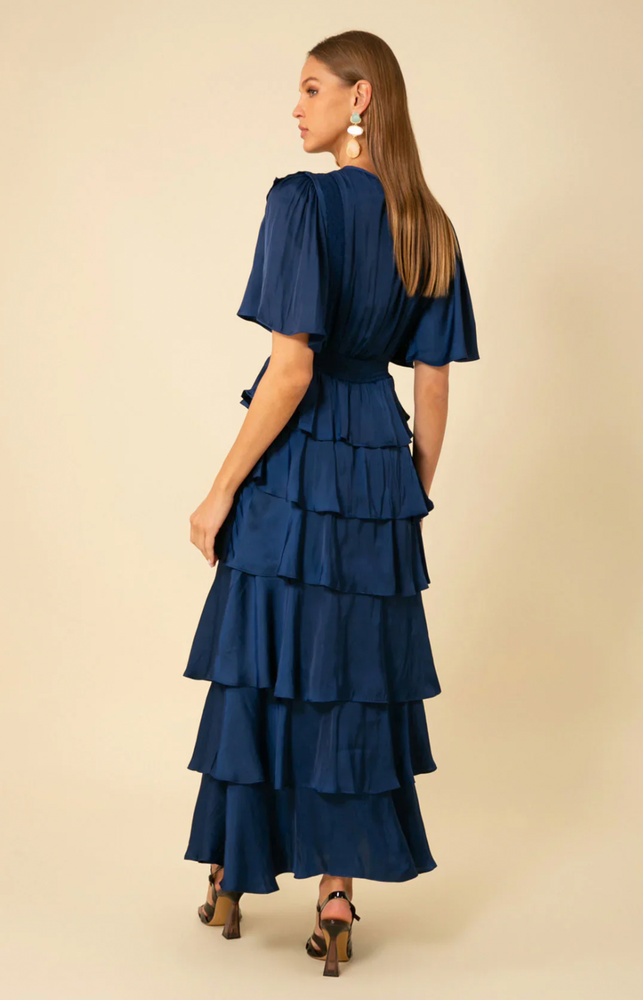 
                      
                        Ainsley Dress Solid Indigo
                      
                    