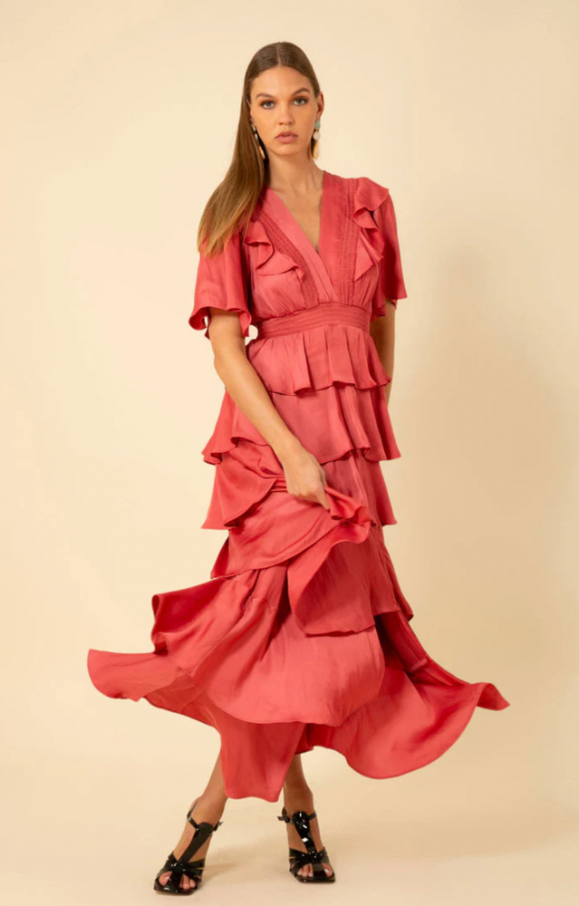 
                      
                        Ainsley Dress Solid Rose
                      
                    