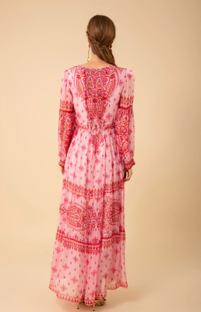 Alaia Maxi Dress Pink