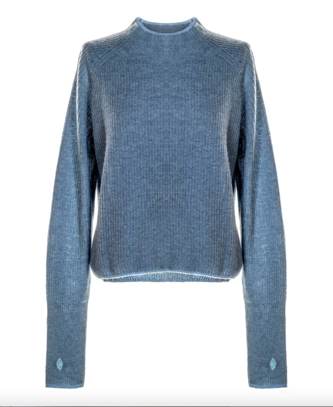 Eli Rib Sweater Blue Melange