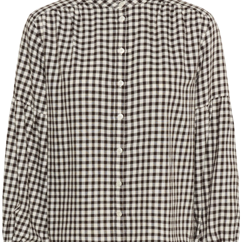 Samilla Shirt Ganache Mini Check