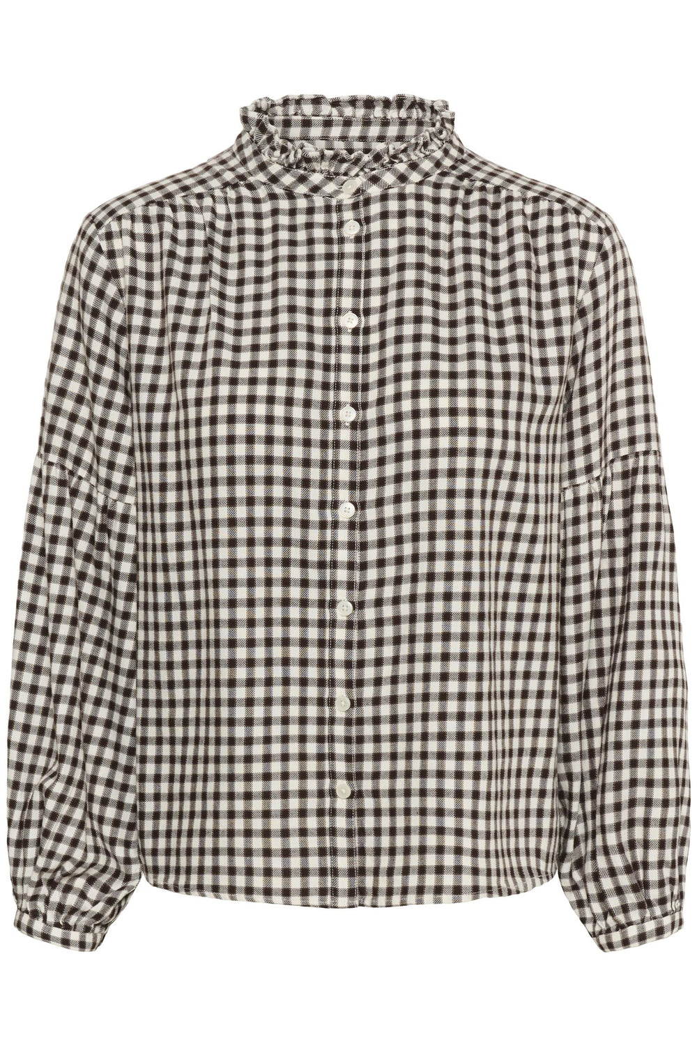 Samilla Shirt Ganache Mini Check