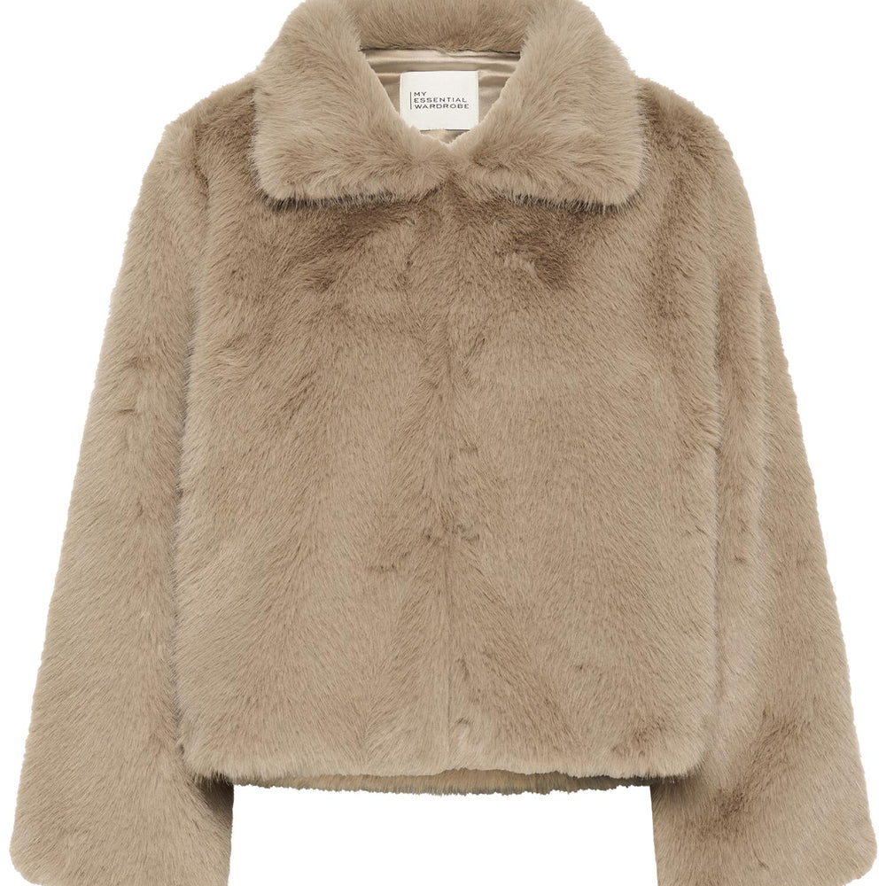 Alexa Fur Jacket Greige