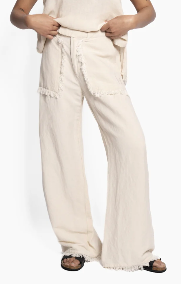 Lila Linen Trousers Summer Sand