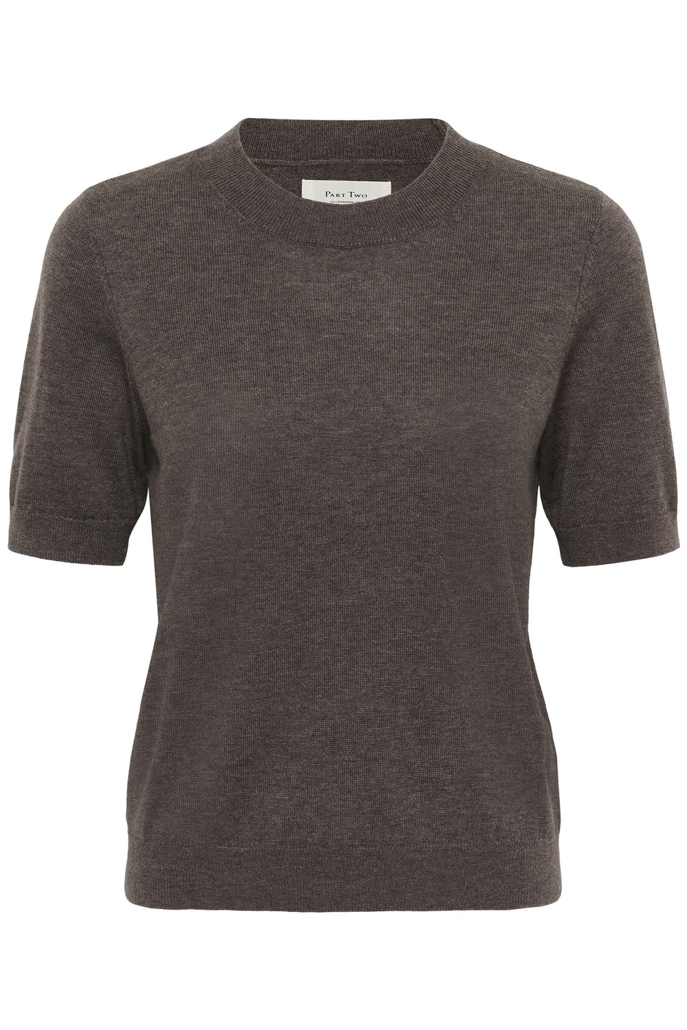 Everlottas Tee Dark Mink Melange