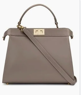 Leather Small Lady Bag Nappa Taupe