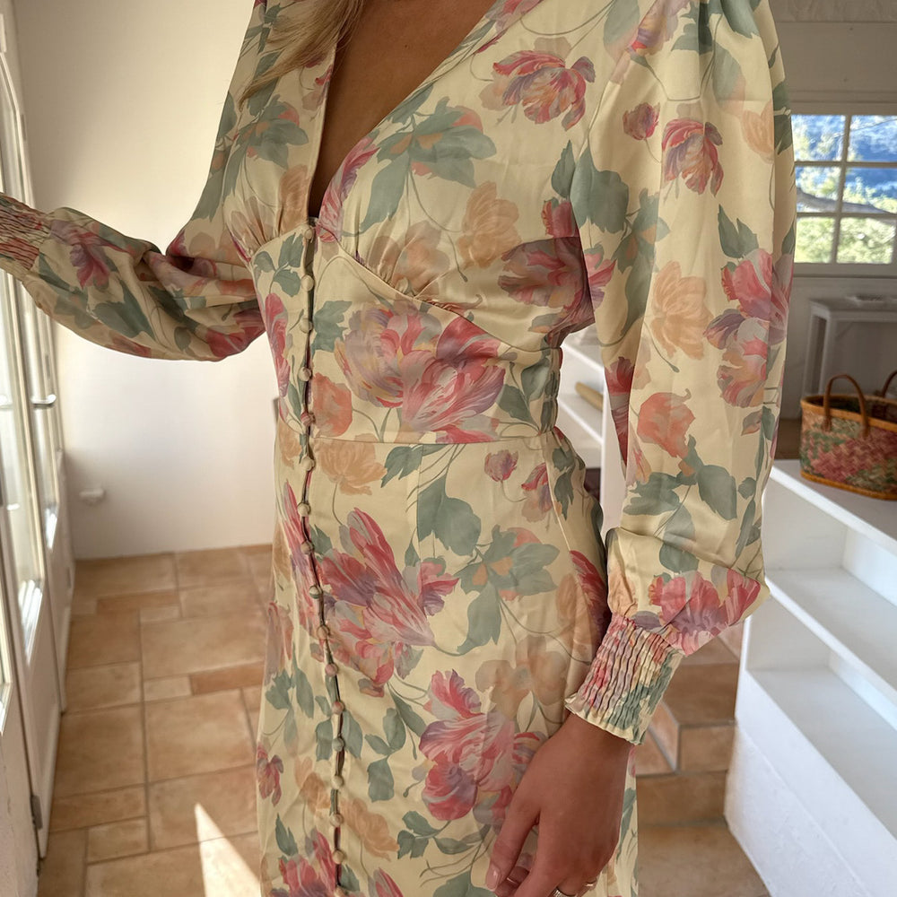 Addy Dress PREORDER Pastel Garden
