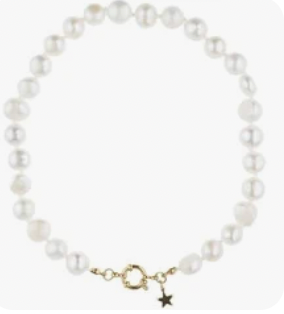 Fresh Water Pearl Necklace 8mm 38cm