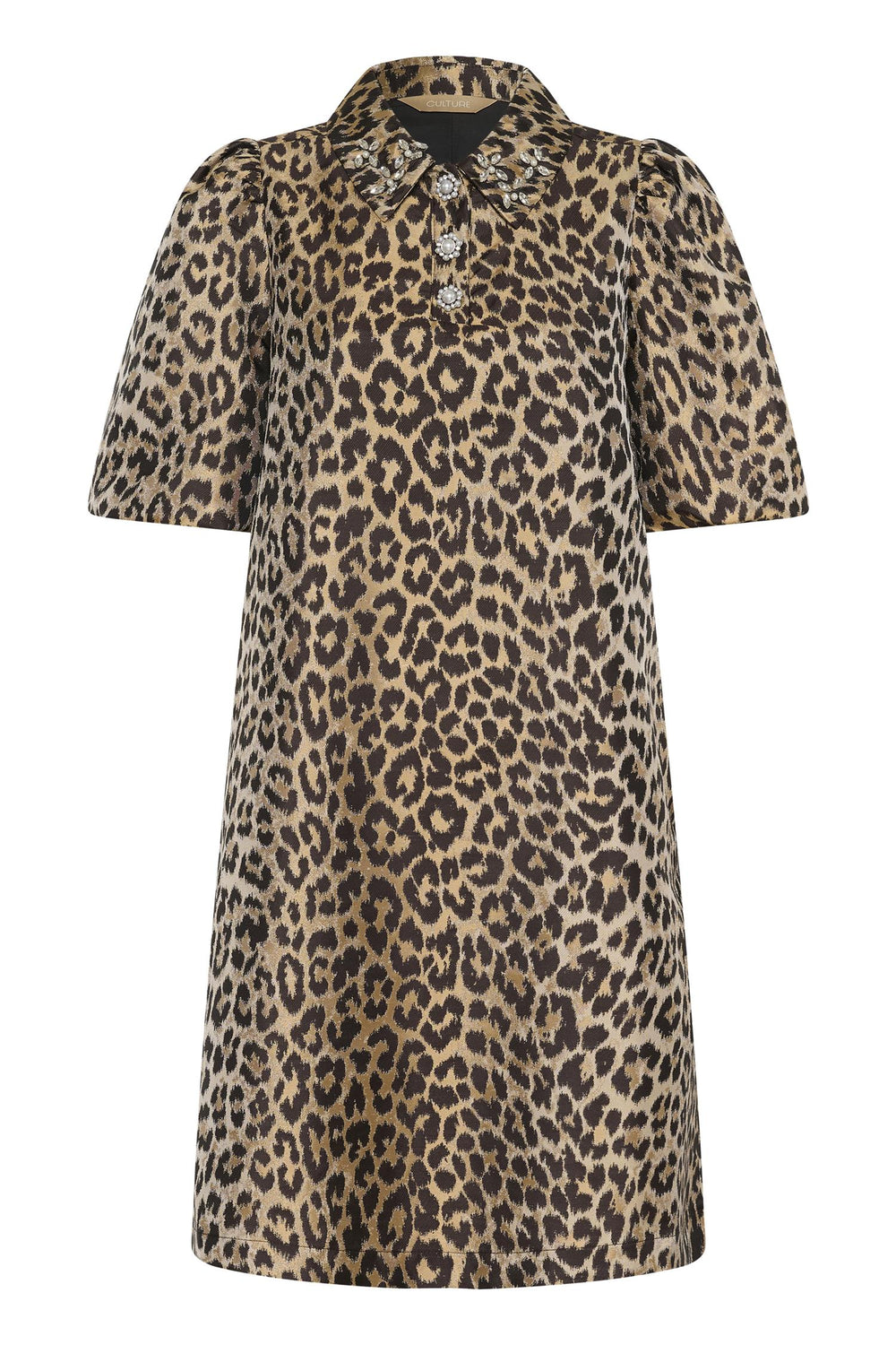 Carol Muxi Dress Leopard Pattern