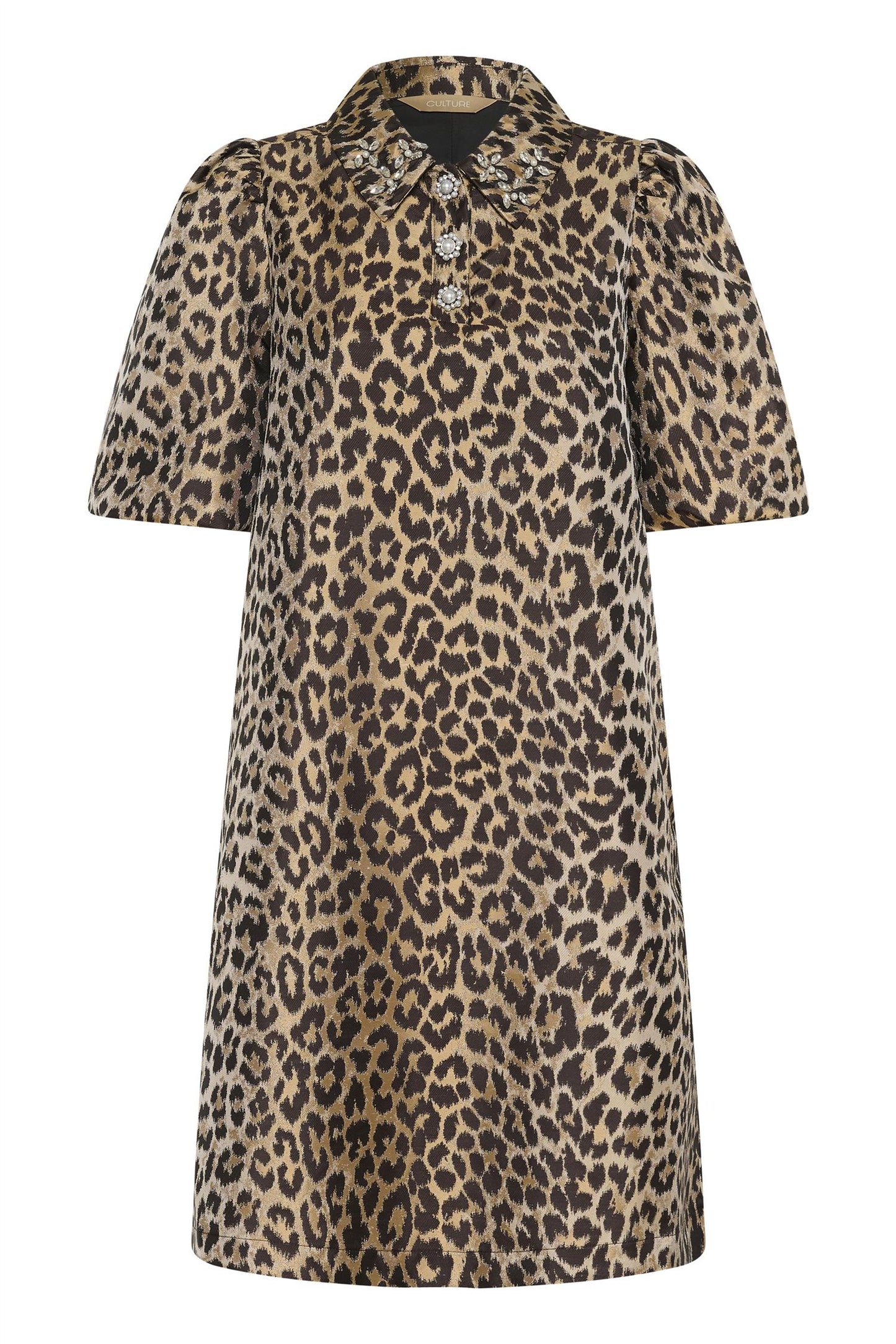 Carol Muxi Dress Leopard Pattern