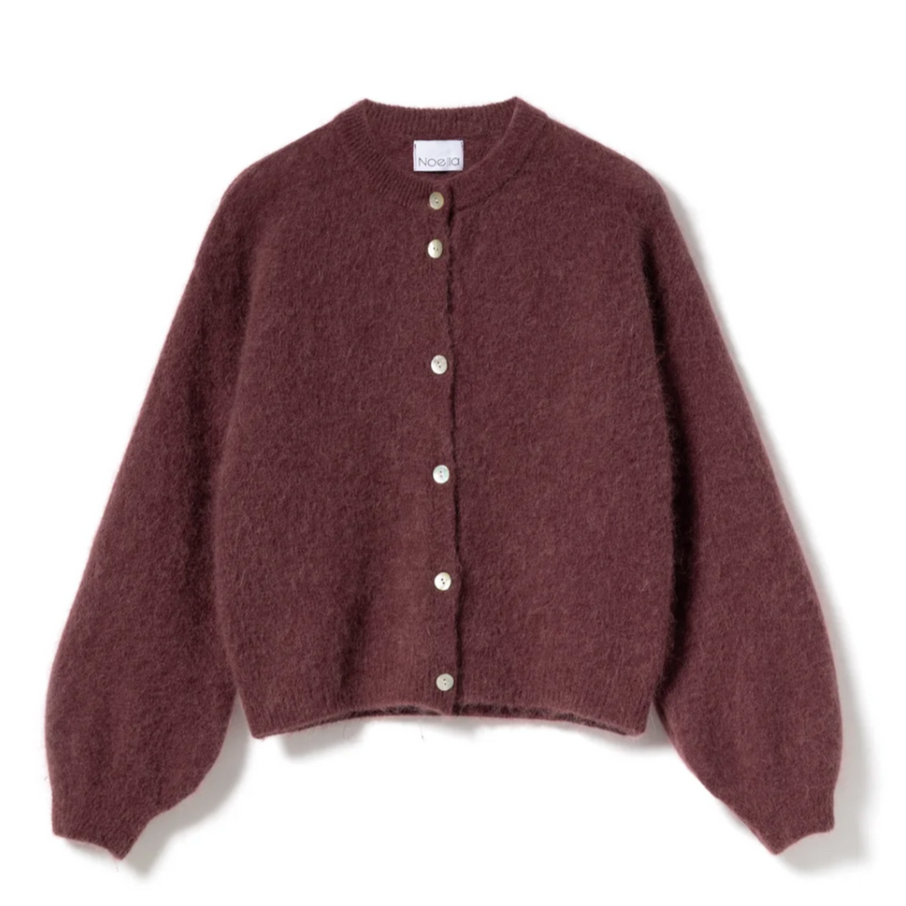 Kae Knit Cardigan Rust